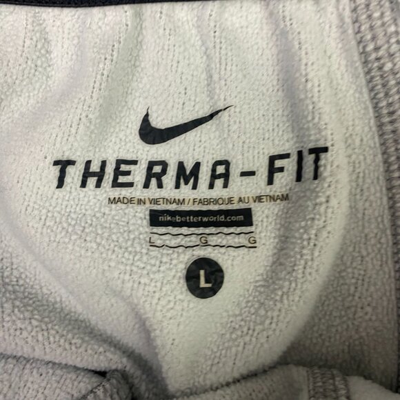 Nike Therma Fit KO Knockout Fleece Sweatpants Men's Large Gray Track 379431-064 - Picture 9 of 15